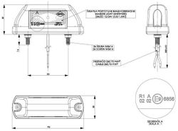 LED-Positionsleuchte vorne und hinten
