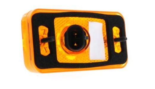 Seitenmarkierungsleuchte in Gelb mit Glühbirne