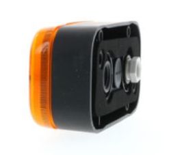 Gelbe Seitenmarkierungsleuchte mit Glühbirnen