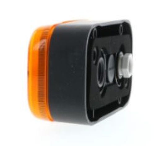 Gelbe Seitenmarkierungsleuchte mit Glühbirnen