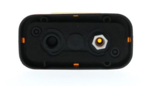 Gelbe Seitenmarkierungsleuchte mit Glühbirnen