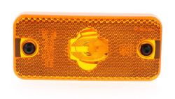Luce di posizione laterale con lampadine color ambra