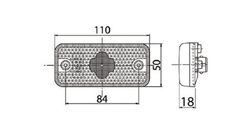 Luz De Posición Lateral LED Ámbar 24v