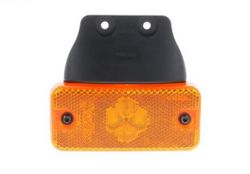 Feu de position à LED ambre 24 V avec support