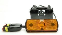 Luce di posizione a LED ambra con staffa Unipoint II versione Schmitz