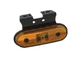 Gelbe LED-Positionsleuchte mit Unipont-Halterung