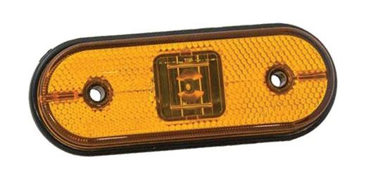 Gelbe LED-Positionsleuchte mit Unipont-Halterung