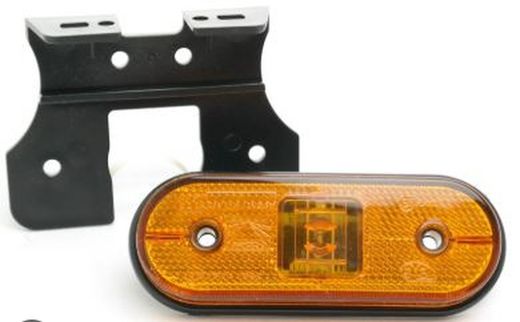 Luz De Posición LED Ámbar Unipoint Con Soporte