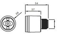 Monoponit II Schmitz Version Weißes LED-Positionslicht
