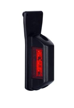 Rechte weiß-rote LED-Positionsleuchte mit Halterung