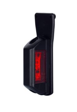 Linke weiß-rote LED-Positionsleuchte mit Halterung