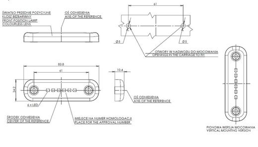 Luz De Posición LED Blanco