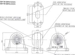 Weiß-rotes LED-Positionslicht