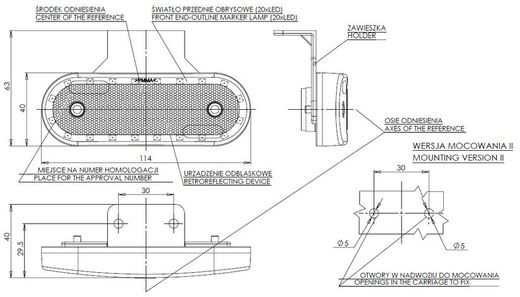 Luz De Posición LED Delantera