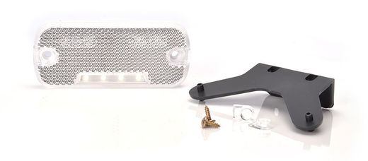 Universelle weiße LED-Frontpositionsleuchte mit Reflektor