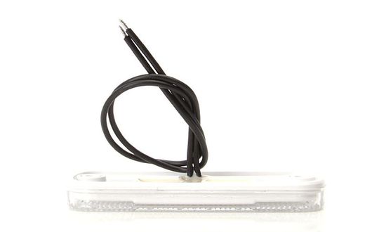 Universelle weiße LED-Frontpositionsleuchte mit Reflektor