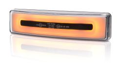 Luce di posizione laterale a LED color ambra con effetto neon