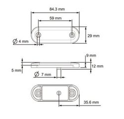 Luz De Posición LED Rojo