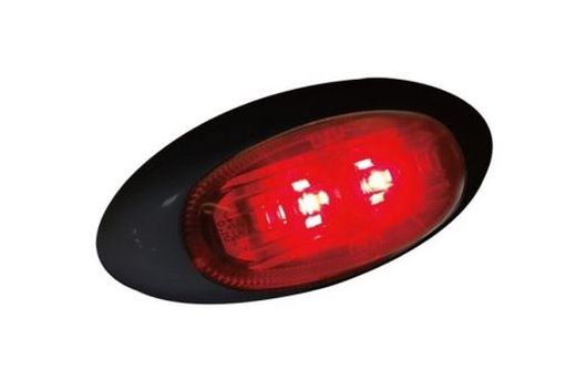 Luz de posição LED vermelha
