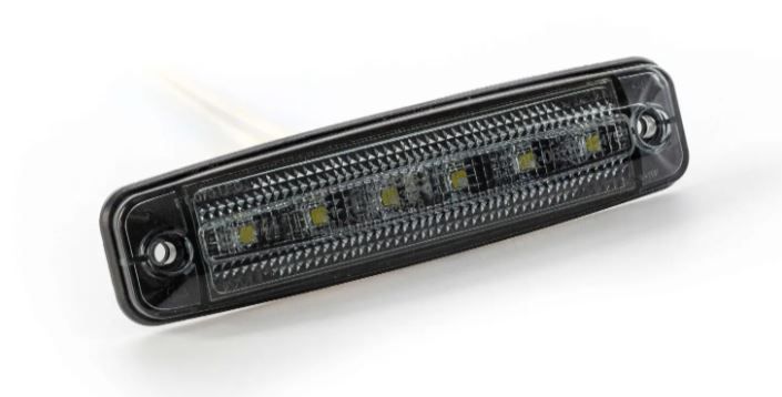 Luz de posición trasera led blanca 12-36v versión dark