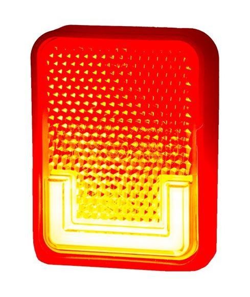 Neon-Version LED-Rückleuchte mit Reflektor
