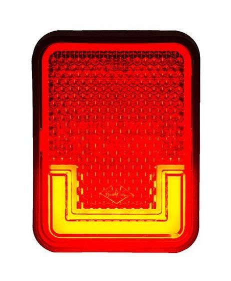Neon-Version LED-Rückleuchte mit Reflektor