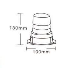 LED-Blinklicht 12-110 V SYF80D