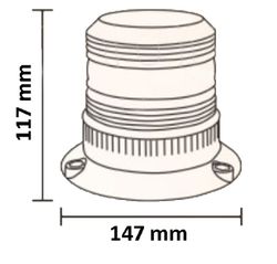 Luz destellante LED 12-110v SYF150D