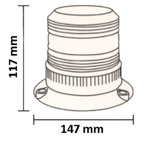 Luz destellante LED 12-110v SYF150D