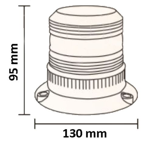 Blinkende LED-Leuchte 12-110 V SYF130LEDS