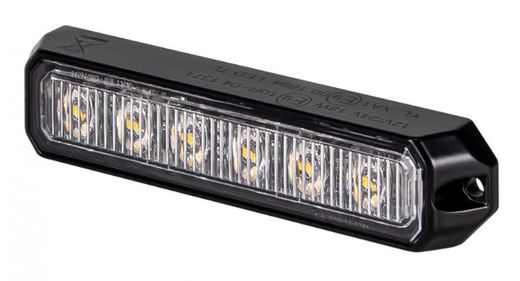 Luz estroboscópica ámbar 6 leds r10 r65