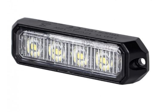 Weißes Stroboskoplicht mit 4 LEDs, R10