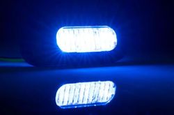 Luz Estroboscópica De 3 LEDs Azul