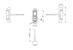 Luz gálibo LED blanco/rojo/ámbar LD2166 - Horpol