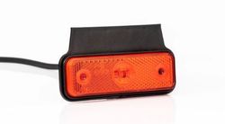 Luz Gálibo Roja LED Con Soporte Angular Y Cable