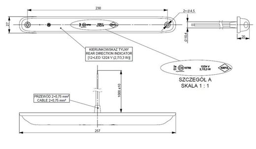 Dynamische LED-Blinkerleuchte