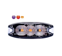 Schlanke 3xLED-Warnblitzleuchte 47-0036