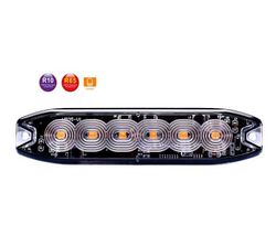 Schlanke 6xLEDs Warnblitzleuchte 47-0038