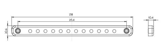 Luz Trasera LED Multifunción Derecha-Izquierda Stop-Posición