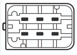 Mercedes v.i. Actros '11 2d elektrischer Fensterheber 01.8582 - Ac Rolcar