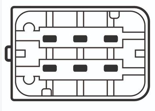Mercedes v.i. Actros '11 2d elektrischer Fensterheber 01.8582 - Ac Rolcar