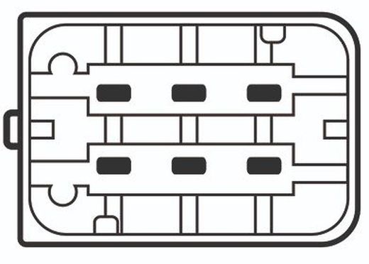 Mercedes v.i. Actros '11 2d elektrischer Fensterheber 01.8583 - Ac Rolcar
