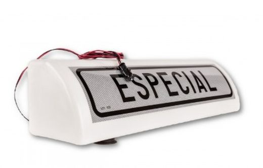 Painel de aviso de transporte especial com luz