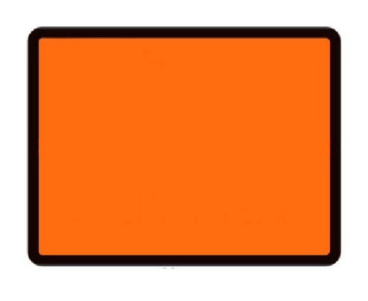 Panel naranja materias peligrosas s
