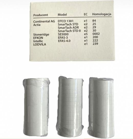 Thermopapier für Fahrtenschreiber, 3 Rollen