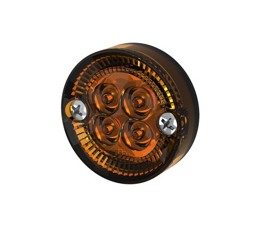 Piloto de luz LED âmbar 12-24v com cabo de 500 mm
