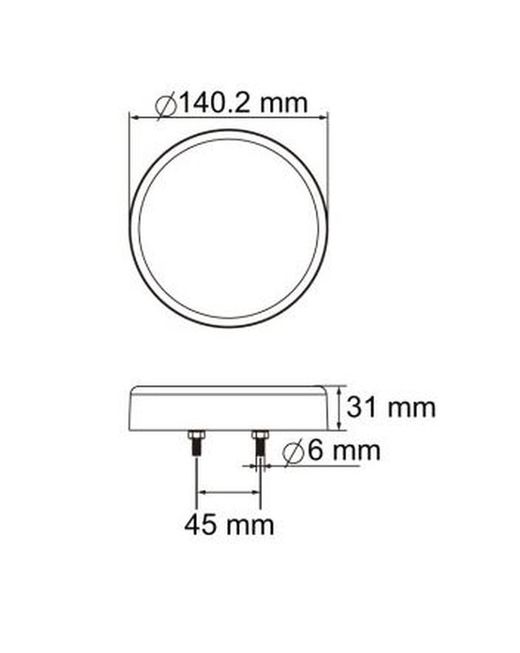 Piloto Antiebla Y Marcha Atrás LED
