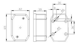 Weiße LED-Positionsleuchte FT-001BLED - Fristom