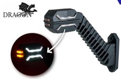 Piloto Cuerno Led Derecho Con 3 Funciones - Modelo Dragon