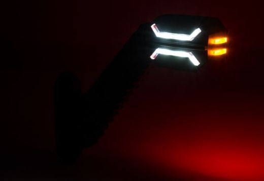 Piloto Cuerno Led Izquierdo Con 3 Funciones - Modelo Dragon